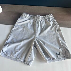 Abercrombie Kids Light Gray Athletic Shorts
